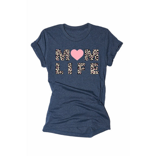 Navy | Mom Life Leopard