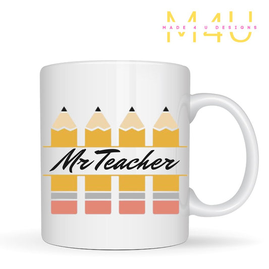 Personalize Custom Print Teacher Mug 15OZ