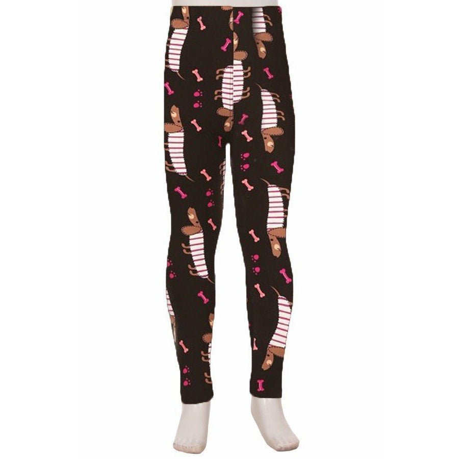 Leggings pour enfants Belle Doxie Dachshund Dog