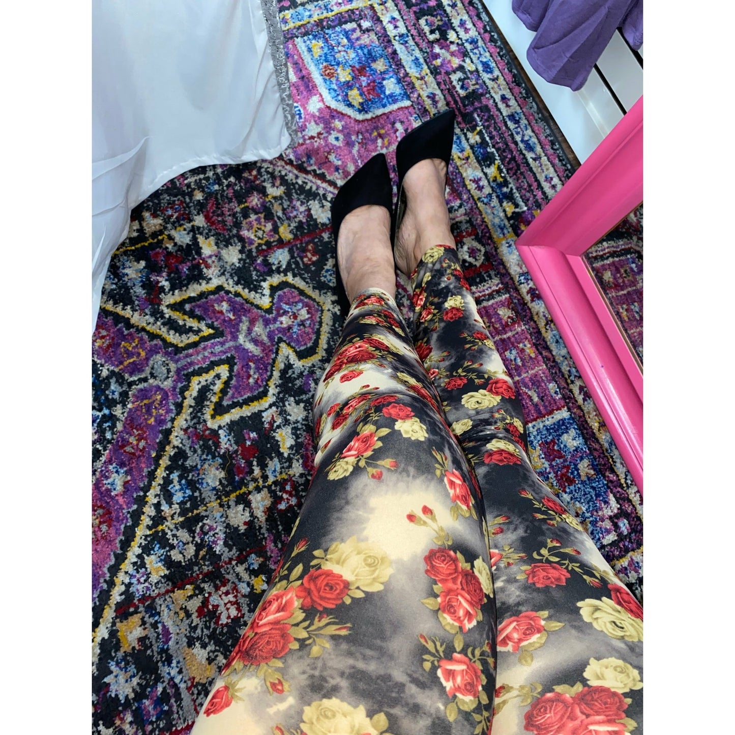  xplus vintage rose leggings 