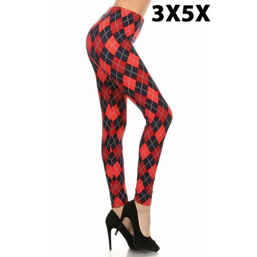 Leggings pour adultes Argyle