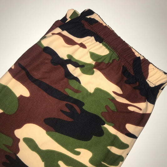 Leggings camouflage crème pour adulte