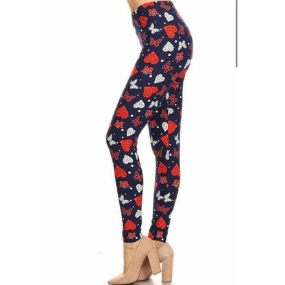 Heart & Butterfly Adult Leggings