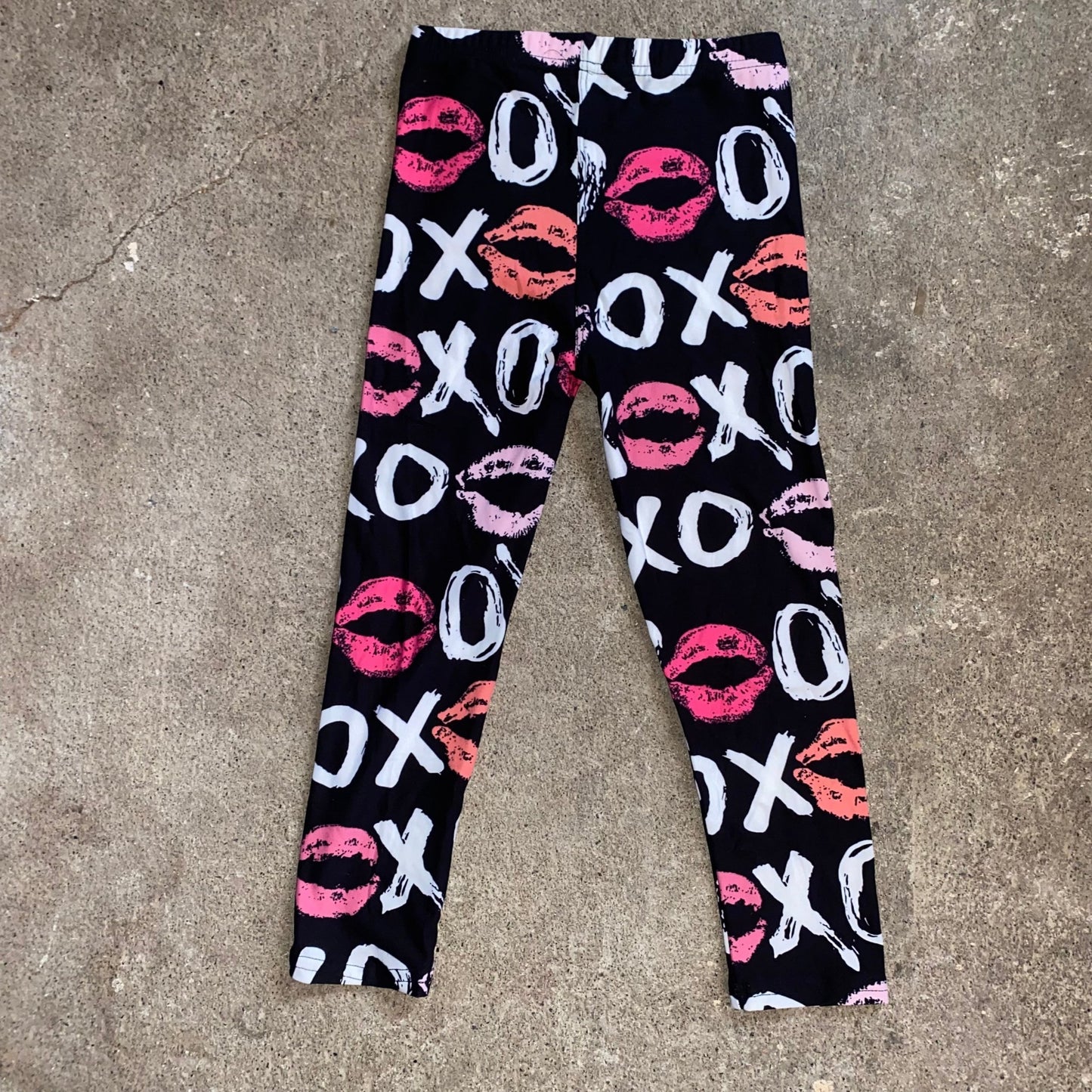 Leggings pour enfants imprimés XOXO