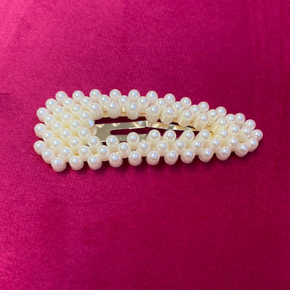 Barrette à cheveux perle