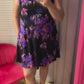 FINAL SALE- Violet Floral Tunic Dress