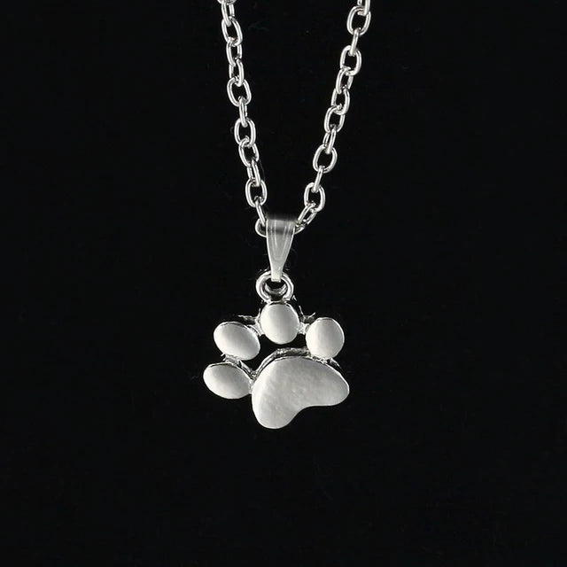 Silver/ Gold Plated Paw Necklace