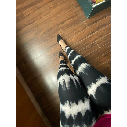 Electric Color Block Adult Leggings