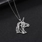 Collier Licorne en Acier Inoxydable