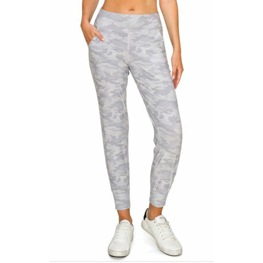 Light Gray Camouflage slim fit athletic Joggers
