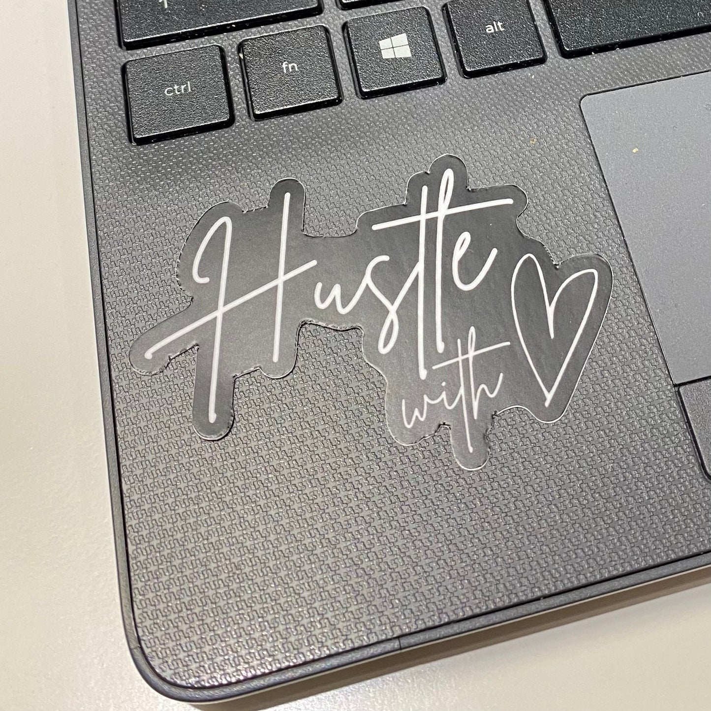 Hustle with Heart Sticker