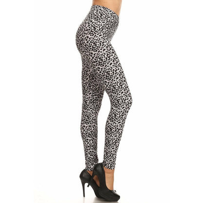 Snow Leopard Adult Leggings