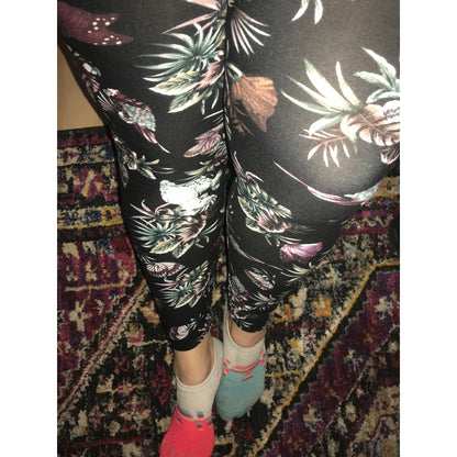 Butterflies Parrots Adult Leggings