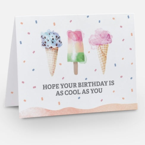Hope your Birthday is as Cool as You Greeting Card