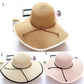 Chapeau de paille souple à large bord