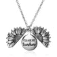 You Are My Sunshine Engraved Locket Necklace