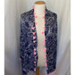 Blue and Pink Tassel Scarf or  Shawl