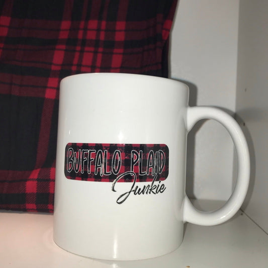 Buffalo plaid mug