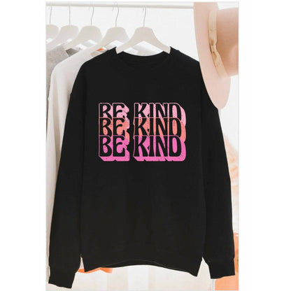 Sweat-shirt graphique rose Be Kind
