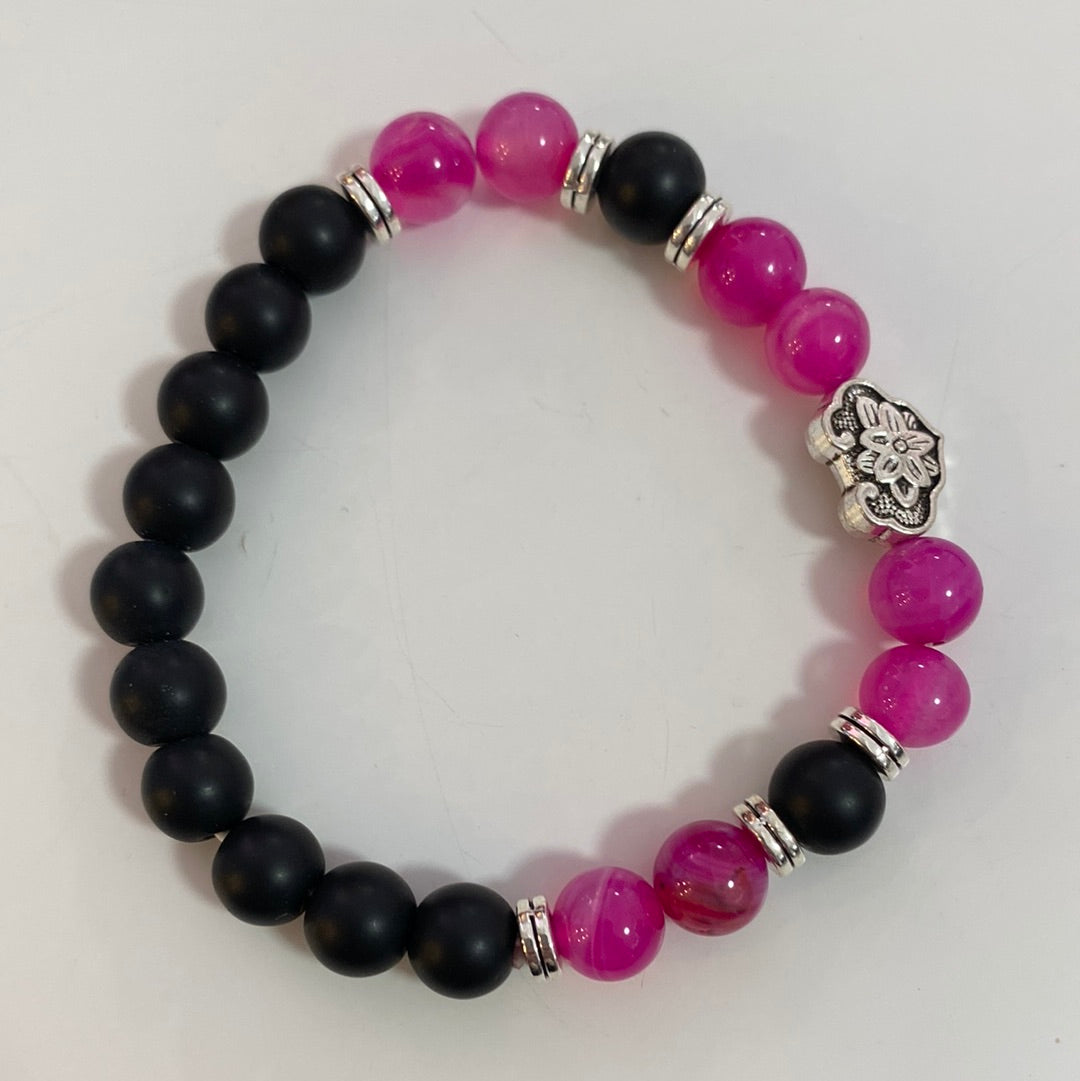 Pink Gem Stone Bracelet | Friendz in Aldergrove BC Canada