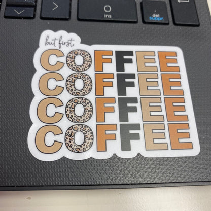 Mais premier café Sticker